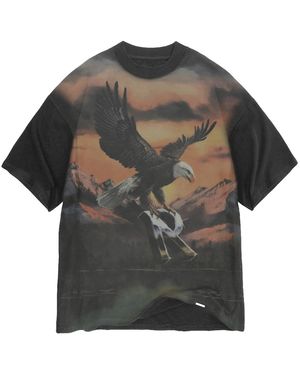 Represent Chrome Flight Ss T-Shirt Mlm100761" - Black
