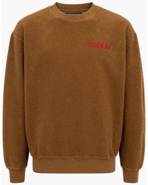 Stadium Goods Stadium Deep Pile Eco Crewneck "brown"