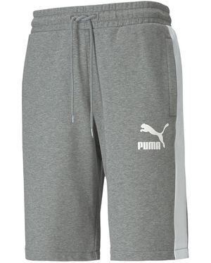 PUMA Iconic T7 Shorts 10" "Medium Heather" 581559 03" - Black