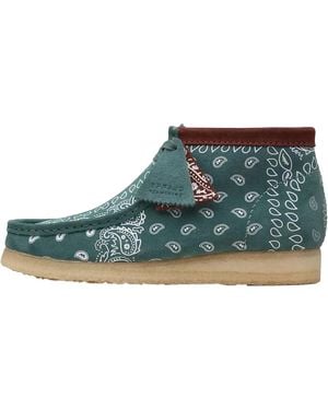 Clarks Originals Wallabee Boot Paisley" 26168803" - Blue
