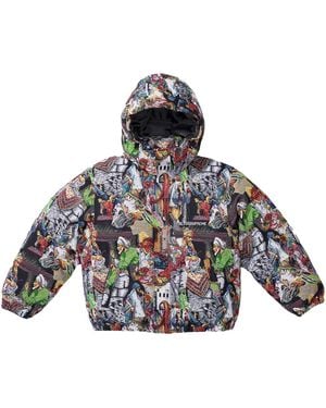 Supreme Bless Tapestry Down Puffer Jacket "Fw23 - Black