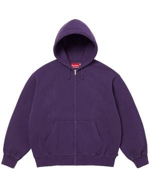 Supreme Cut Out Zip Up Hoodie "Dark" Su27263" - Purple