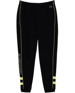 Lacoste Embroidered Regular Fit Track Trousers Flash" Xh1431 6Vt" - Black