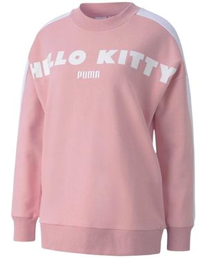PUMA Hello Kitty Crewneck Sweatshirt 597139 14" - Pink