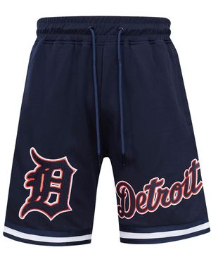 Pro Standard Detroit Tigers Pro Shorts "Midnight" Ldt331564 Mdn" - Blue