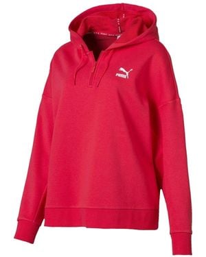 PUMA Xtg Halfzip Hoodie "Hibiscus" 578019 13" - Red