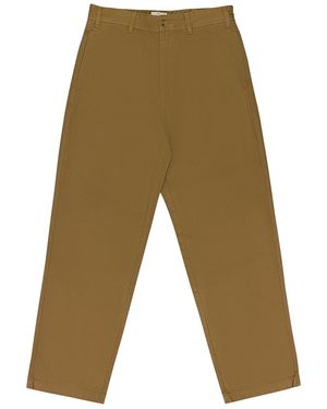 Aimé Leon Dore Garment Dyed Straight Fit Trousers Ald Mbtm 0022" - Black