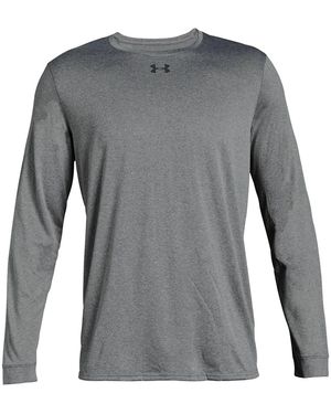 Under Armour Locker T-Shirt 2.0 Long Sleeve Shirt "True Heather 1305776 025" - Black