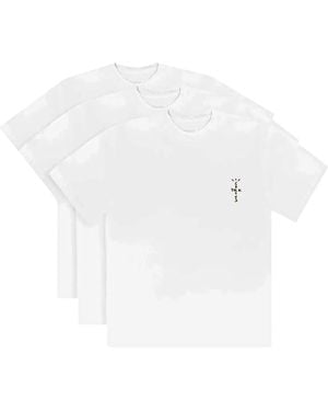 Travis Scott Cj T-Shirt (3 Pack) Tsuc102" - Black