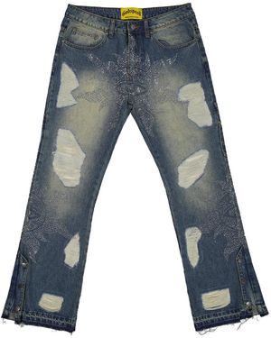 GODSPEED NEW YORK Crystal Vizion Denim Jeans Wash" Gs011" - Black