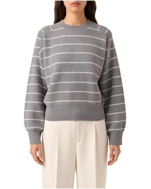 Brunello Cucinelli Virgin Wool Jumper Brun2490" - Black