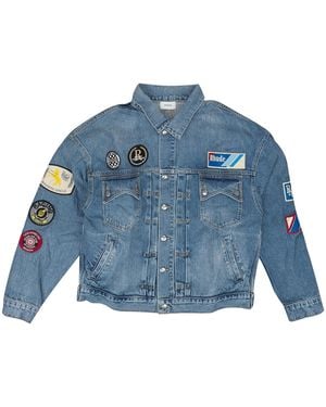 Rhude Patch Denim Jacket Rhd-Motw-0076" - Blue