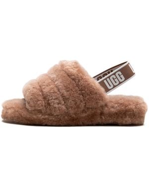 UGG Fluff Yeah Slide "Chestnut" 1095119 Che" - Brown