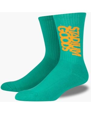 Stadium Goods Crew Sock "marino Teal" - Blue