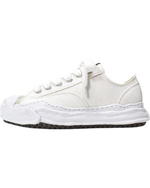 Maison Mihara Yasuhiro Hank Og Sole Canvas Low A05Fw702 Wht" - Black