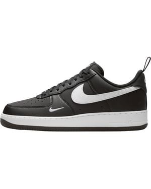 Nike Air Force 1 Low '07 Lv8 "Carbon Fibre Swoosh - Black