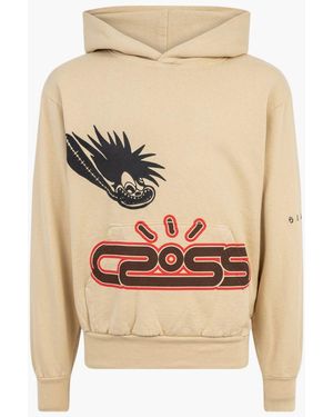 Travis Scott Motor Sport Hoodie "cactus Jack" - Natural