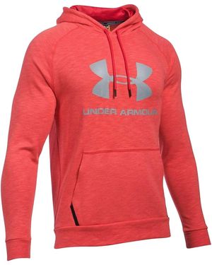 Under Armour Sportstyle Triblend Pullover Hoodie 1290256 600" - Red