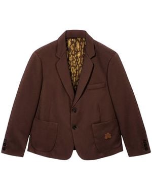 GOLF le FLEUR Patch Pocket Sport Coat 3011Brn" - Brown