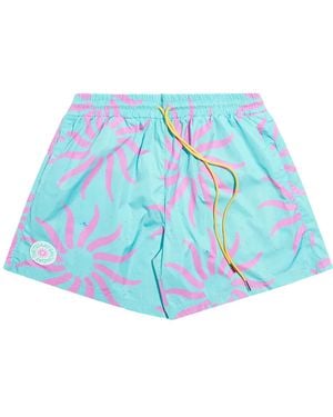 DIET STARTS MONDAY Sol Bay Nylon Short Dsm Sum 034" - Black