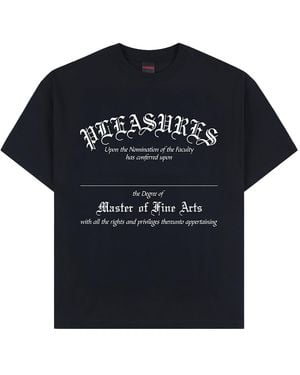 Pleasures Degree Ss T-Shirt P26Su043" - Black