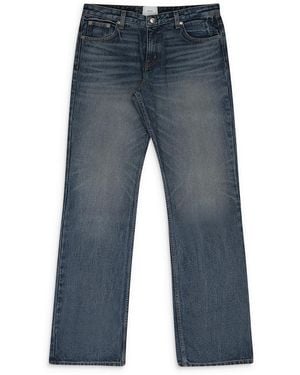 Rhude Low-Waist Flare Denim Bootcut Jeans Rhss24Pa20012305 Dig" - Black