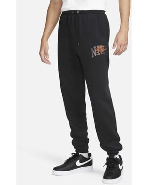 Nike Club Fleece Cuffed Trousers /Safety" Fv4453 010" - Black