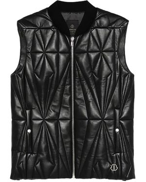 Moncler Woven Geocamo Flight Gilet Vest Mon80" - Black