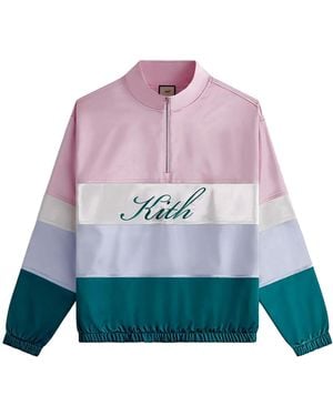 Kith Panelled 1/4 Zip Sweatshirt Khw030524 692" - Multicolour