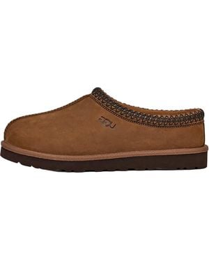 UGG Tasman Ii Nubuck Slipper "Dark Chestnut" 1175070 Dkc" - Brown