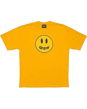 Drew Mascot T-Shirt "Golden" Dr Fw21 093" - Yellow