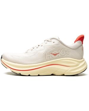 Hoka One One One Clifton 10 "Stucco" 1162031 Sccc" - White