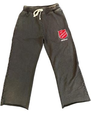 RIVINGTON Anti Death Principal Joggers "Washed" Antd Sp05" - Black