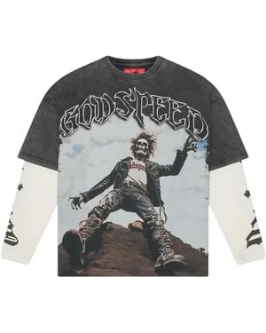GODSPEED NEW YORK Rocker Thermal L/S T-Shirt Qxb5Kr2W" - Black