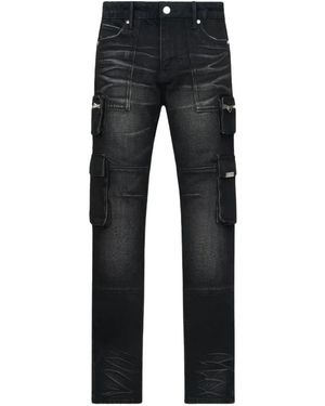 RTA Slate Cargo Skinny Jean Mrldd888 B1839Bkvtg" - Black