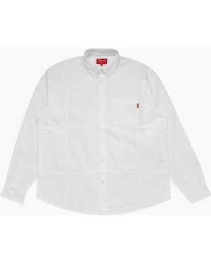 Supreme Patchwork Oxford Shirt "Fw 20" - Black