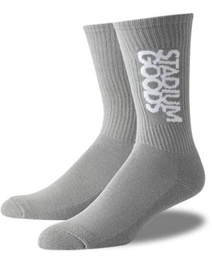 Stadium Goods Crew Sock "Cool" Sgs0117" - Black