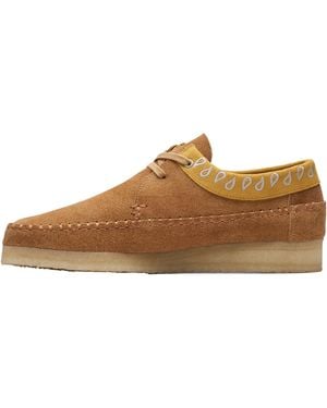 Clarks Weaver Moccasins "Tan" 26170092" - Black