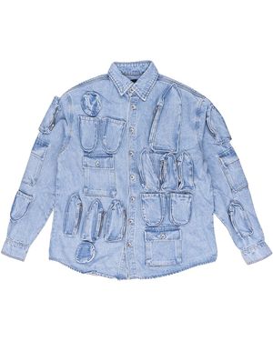 Who Decides War Tech Coat 1131170009Ss24" - Blue