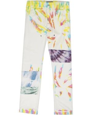Amiri Tie Dye Art Patch Joggers Mjsp011 Mult" - Black