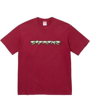 Supreme Skulls Spellout Shirt "Fw26 - Red