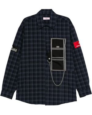 Martine Rose Wallet Shirt 477Ws32527" - Blue
