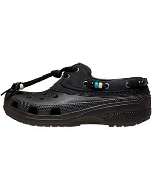 Crocs™ Classic Luxe Boat Shoe "Dark Cocoa" 213435 2Me" - Black