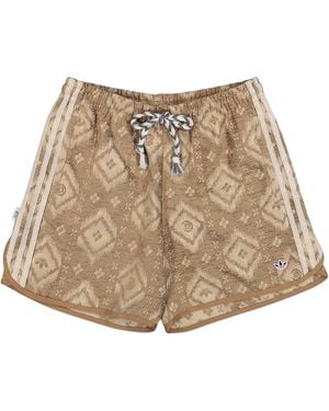 adidas Clot Edison Chen Heritage Print Shorts "Warm Sandstone" Ke7068" - Black