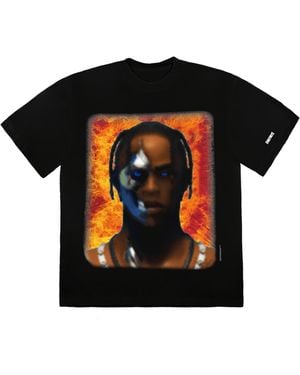 Travis Scott T-3500 Portrait T-Shirt Tsuc56" - Black