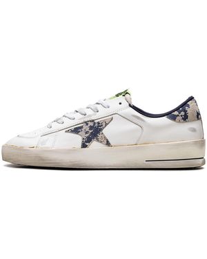 Golden Goose Stardan Lab Leather With A Camouflage Star" Gmf00128 F006458 12105" - Black