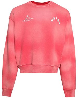 Amiri Vintage Collegiate Logo Jumper "Vintage Pf23Mjg013 610" - Red