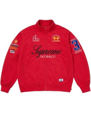 Supreme La Martina Zip Up Sweatshirt "Ss26 - Red