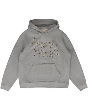 DENIM TEARS Kmg Bones Hoodie Dt656" - Black
