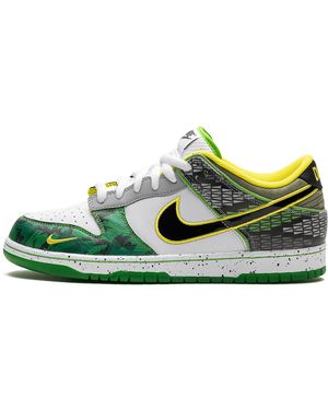 Nike Dunk Low "What The Duck Away University Of Oregon Pe" Hv1454 100" - Green